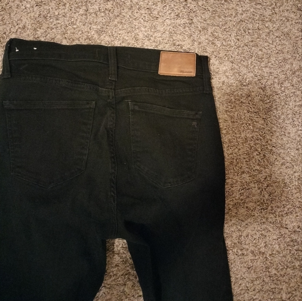 Madewell Women's Black 9" High-rise Skinny Jeans Size 27 - Picture 5 of 8